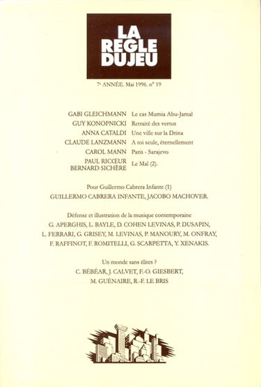 Règle du jeu (La), n° 19