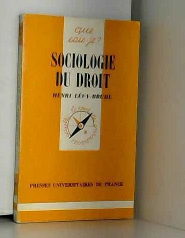 Sociologie du droit