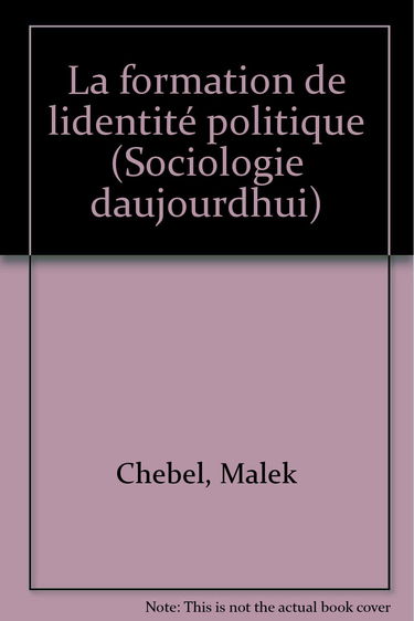 La formation de l'identité politique