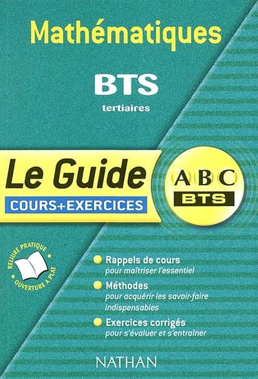 Mathématiques, BTS tertiaires : cours et exercices