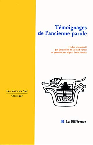 Témoignages de l'ancienne parole 120895