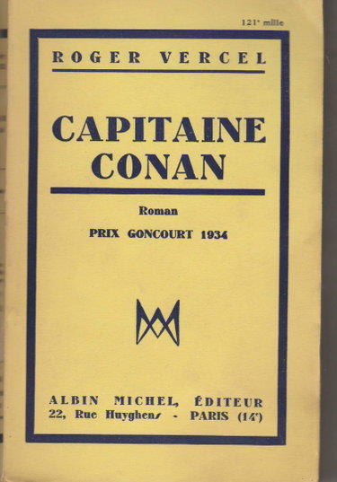 Couverture de Capitaine Conan (Prix Goncourt 1934)