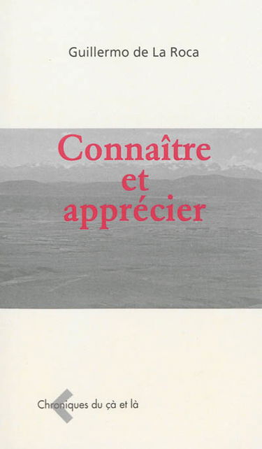 Connaître et apprécier