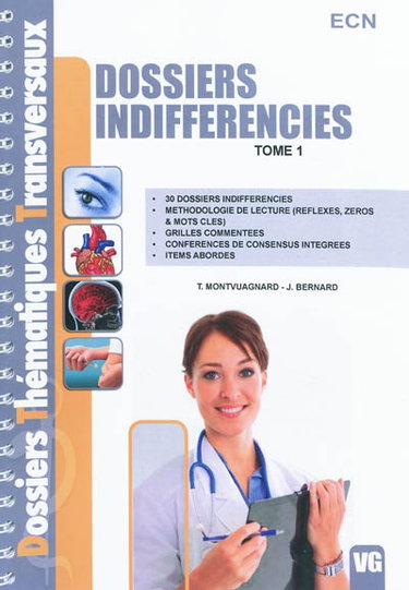 Couverture de Dossiers indifférenciés : ECN. Vol. 1