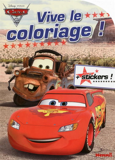 Cars 2 : vive le coloriage