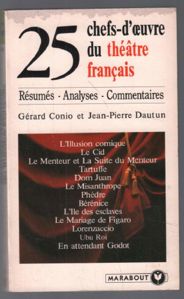 25 chefs-d'oeuvre du théâtre français