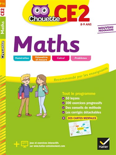 Maths CE2, 8-9 ans : nouveau programme