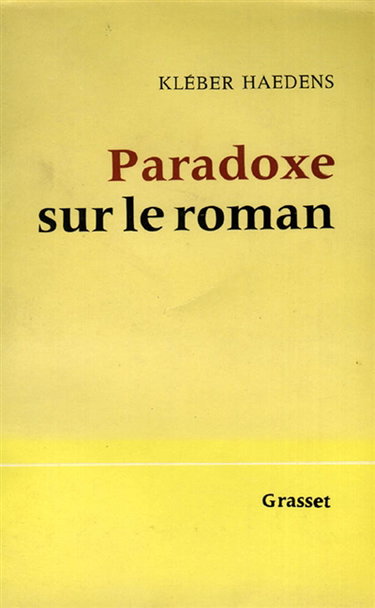 Couverture de Paradoxe sur le roman