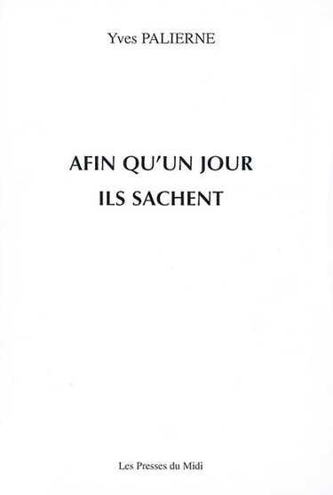 Afin qu'un jour ils sachent