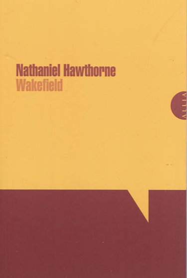 Couverture de Wakefield par Nathaniel Hawthorne