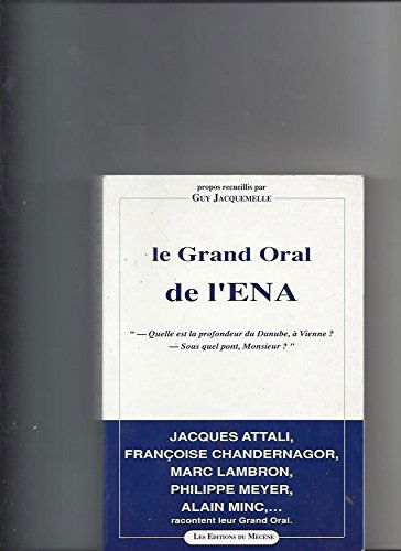 Le grand oral de l'ENA
