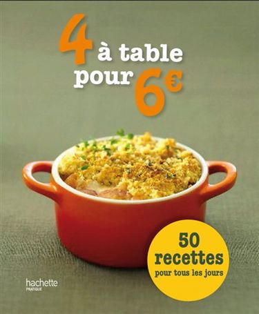 4 à table pour 6 euros