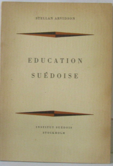 Couverture de Education suédoise par Arvidson