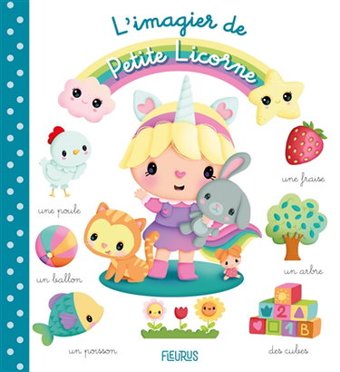 Couverture de L'imagier de Petite Licorne par Nathalie Bélineau
