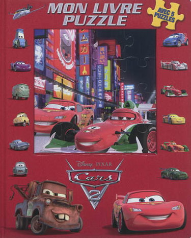 Couverture de Cars 2 : mon livre-puzzle par Walt Disney company
