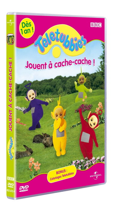 Couverture de Les Teletubbies : Les Teletubbies jouent à cache cache