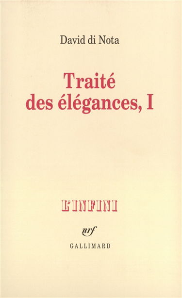 Traité des élégances. Vol. 1