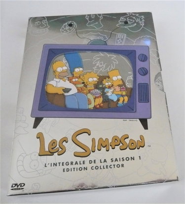 Couverture de Les Simpson : L'Intégrale Saison 1 - Édition Collector 3 DVD