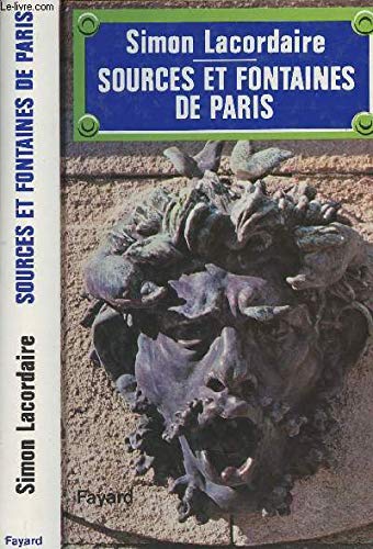 Couverture de Sources et fontaines de Paris