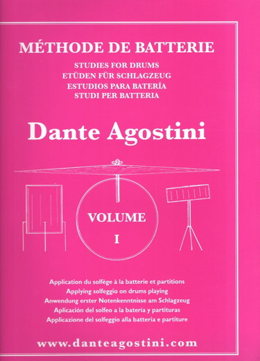Couverture de AGOSTINI D. - Metodo de Bateria Vol.1: Solfeo para Bateria