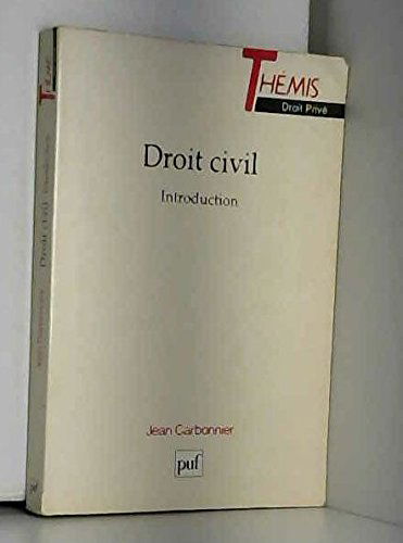 Droit civil: Introduction