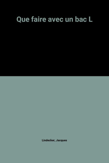 Que faire avec un bac L