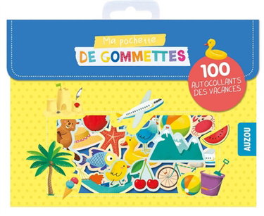 Couverture de Ma pochette de gommettes : 100 autocollants des vacances