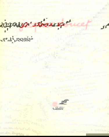 Jacques Doucet et la poésie
