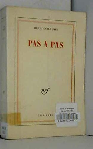 Couverture de Pas à pas.