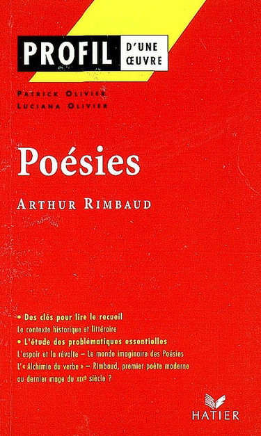 Couverture de Poésies (1869-1871), Arthur Rimbaud