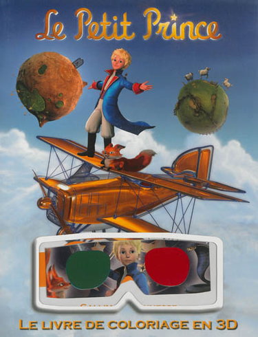 Couverture de Le Petit Prince : le livre de coloriage en 3D