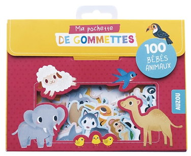 Ma pochette de gommettes : 100 bébés animaux