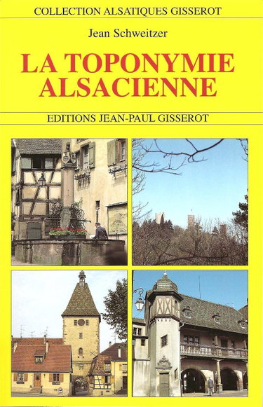 Couverture de La toponymie alsacienne