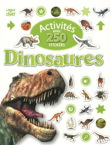 Activités avec 250 stickers dinosaures