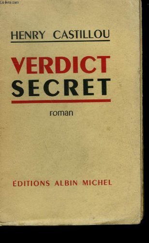 Couverture de Verdict secret.