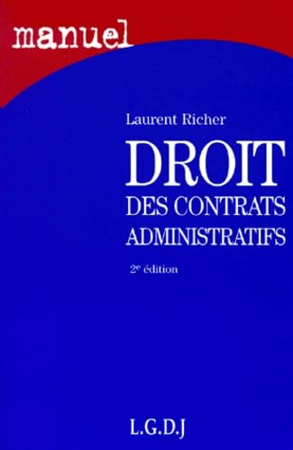 Droit des contrats administratifs