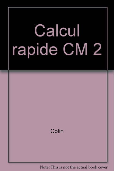 Calcul rapide CM 2