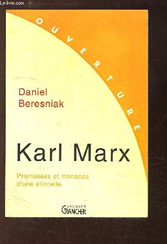 Ouvertures sur Karl Marx : promesses et menaces d'une étincelle