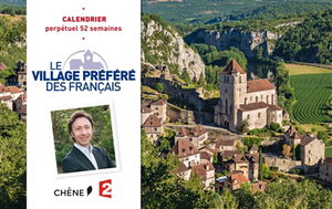 Le village préféré des Français : calendrier perpétuel 52 semaines
