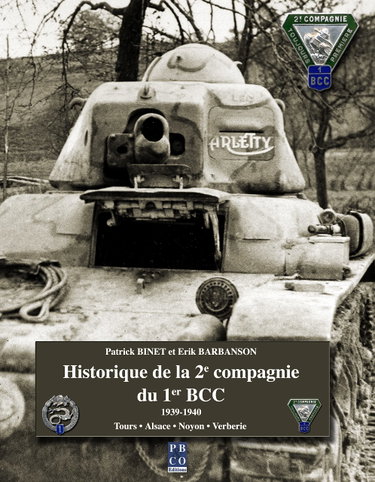Couverture de Historique de la 2e compagnie du 1er BCC. 1939-1940
