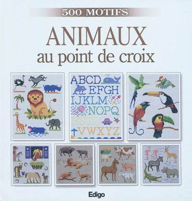 Animaux au point de croix