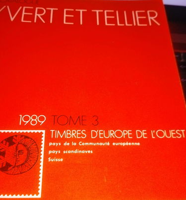 Catalogue Yvert et Tellier de timbres-Poste, tome 3, 1990. Europe de l'Ouest