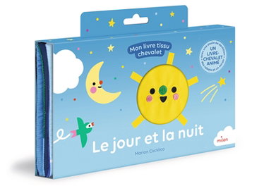 Couverture de Le jour et la nuit : mon livre tissu chevalet