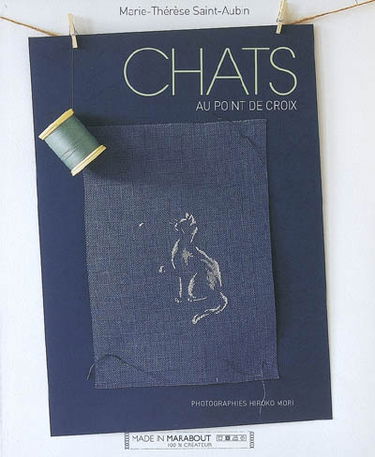 Chats au point de croix
