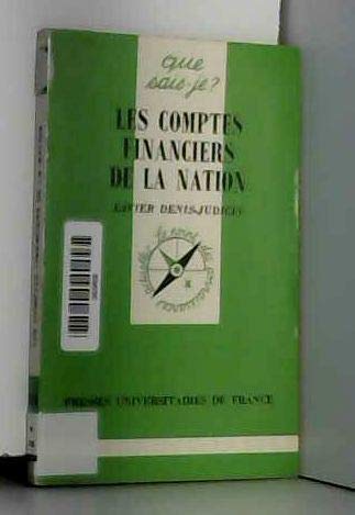 Les comptes financiers de la Nation