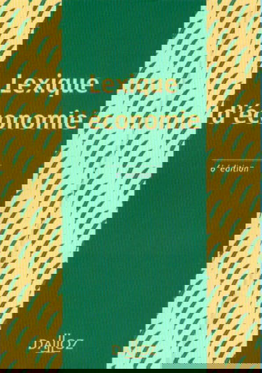 Lexique d'économie, 6e édition