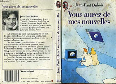 Couverture de Vous aurez de mes nouvelles par Jean-Paul Dubois