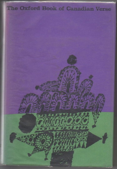 Couverture de Oxford Book of Canadian Verse in English
