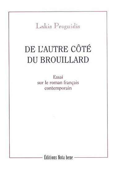 Couverture de De l'autre côté du brouillard