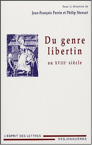 Couverture de Du genre libertin au XVIIIe siècle